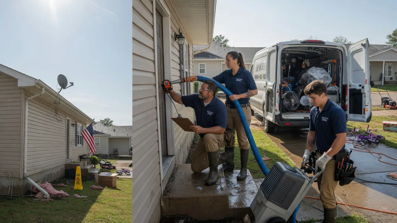 Ceiling Water Damage Restoration in Mansfield, MO near me